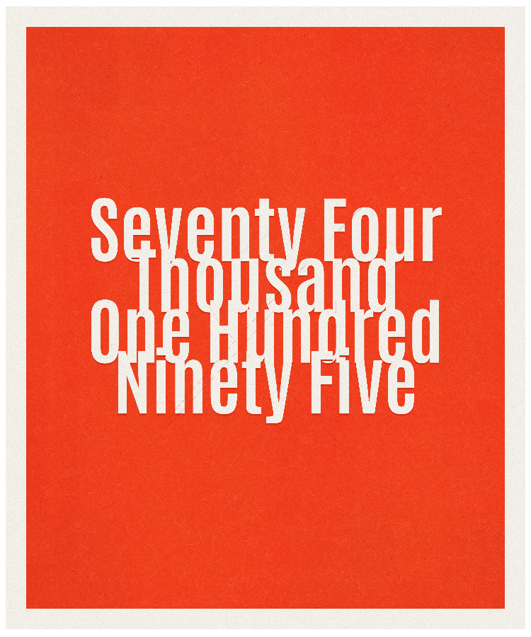 Count #74195