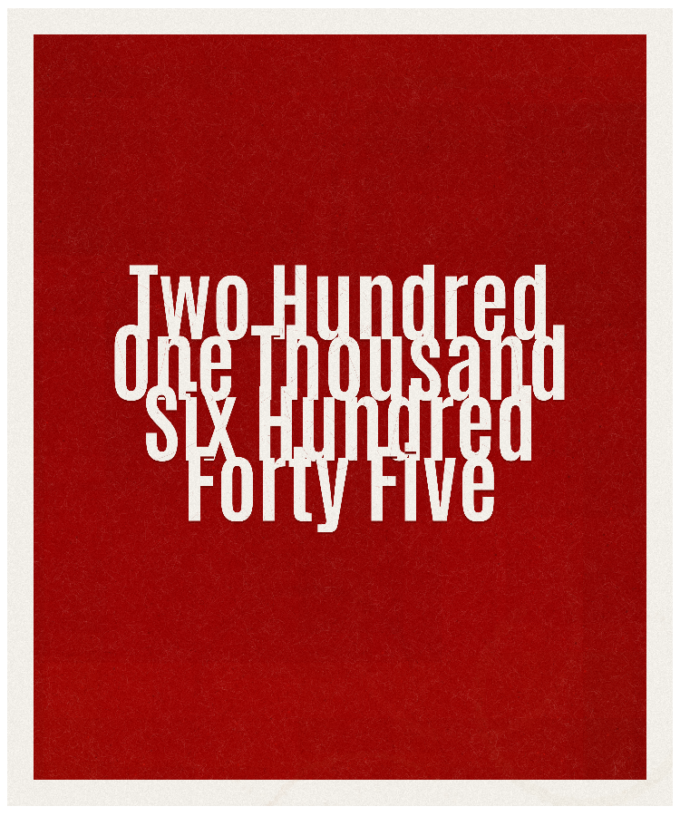 Count #201645