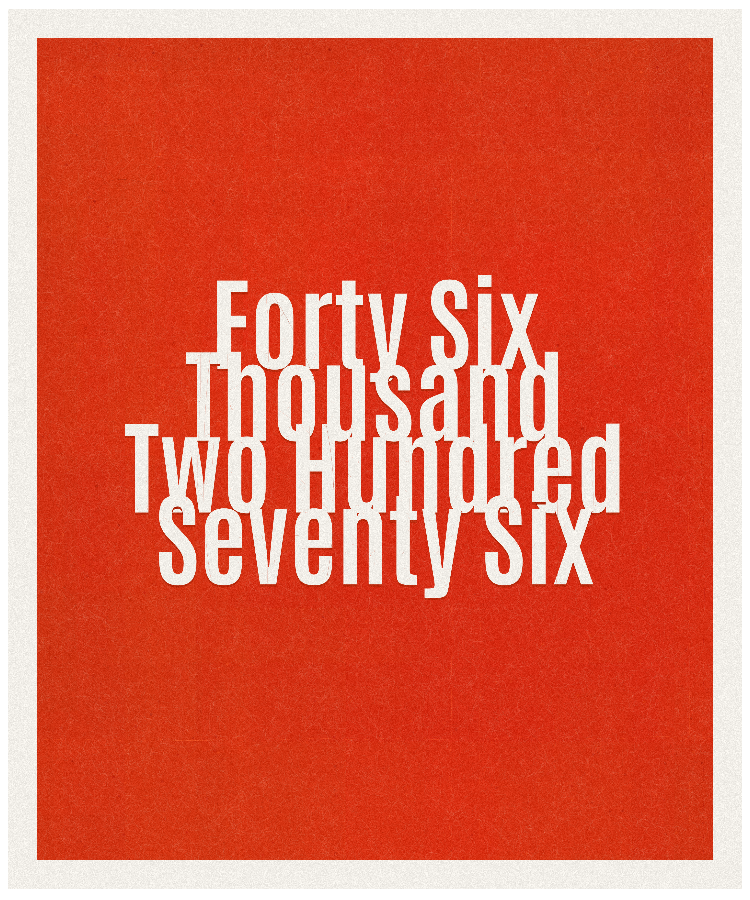 Count #46276