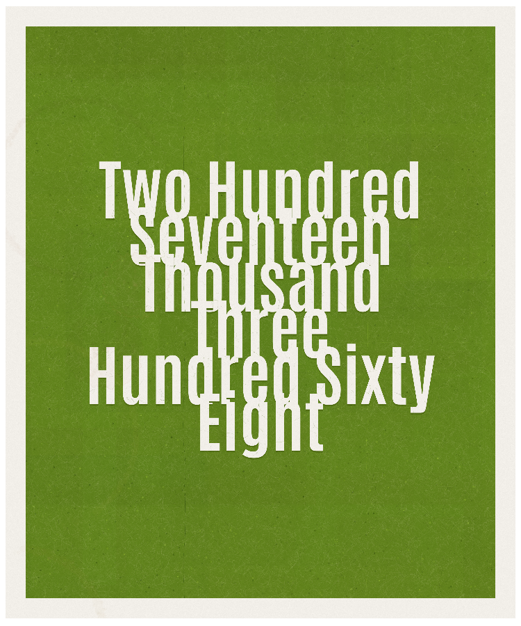 Count #217368