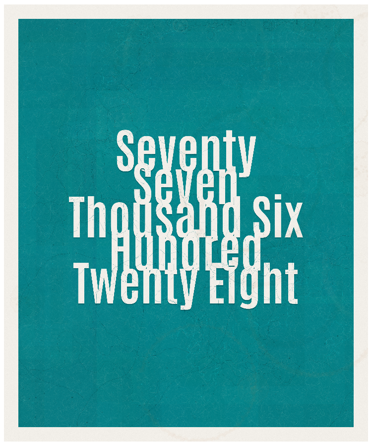 Count #77628