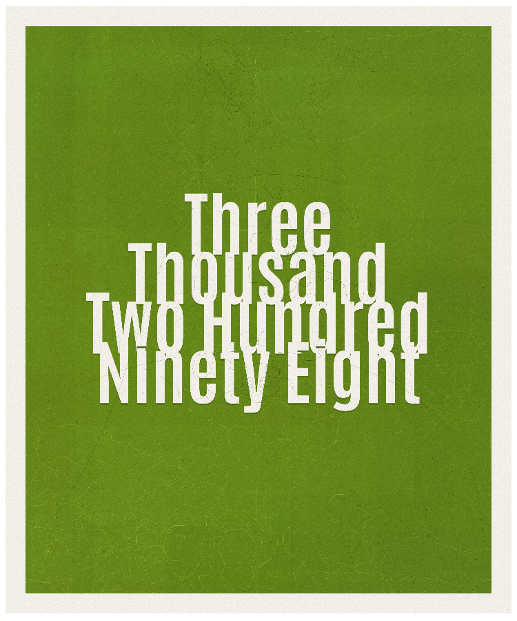 Count #3298