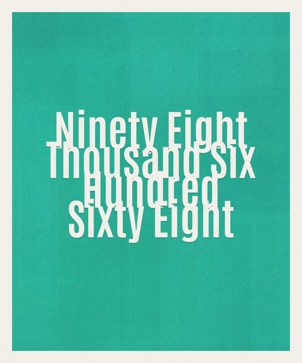 Count #98668