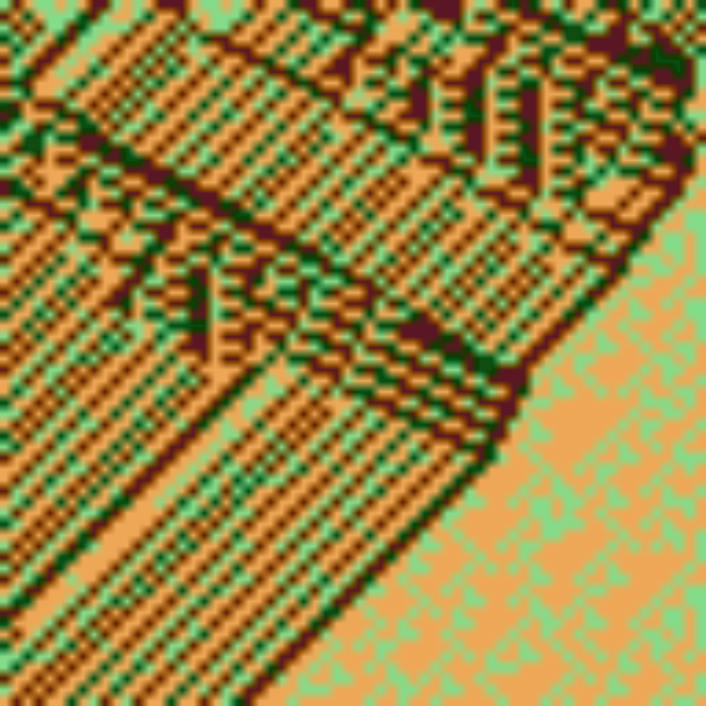 Blending Neighbors Cellular Automata #10