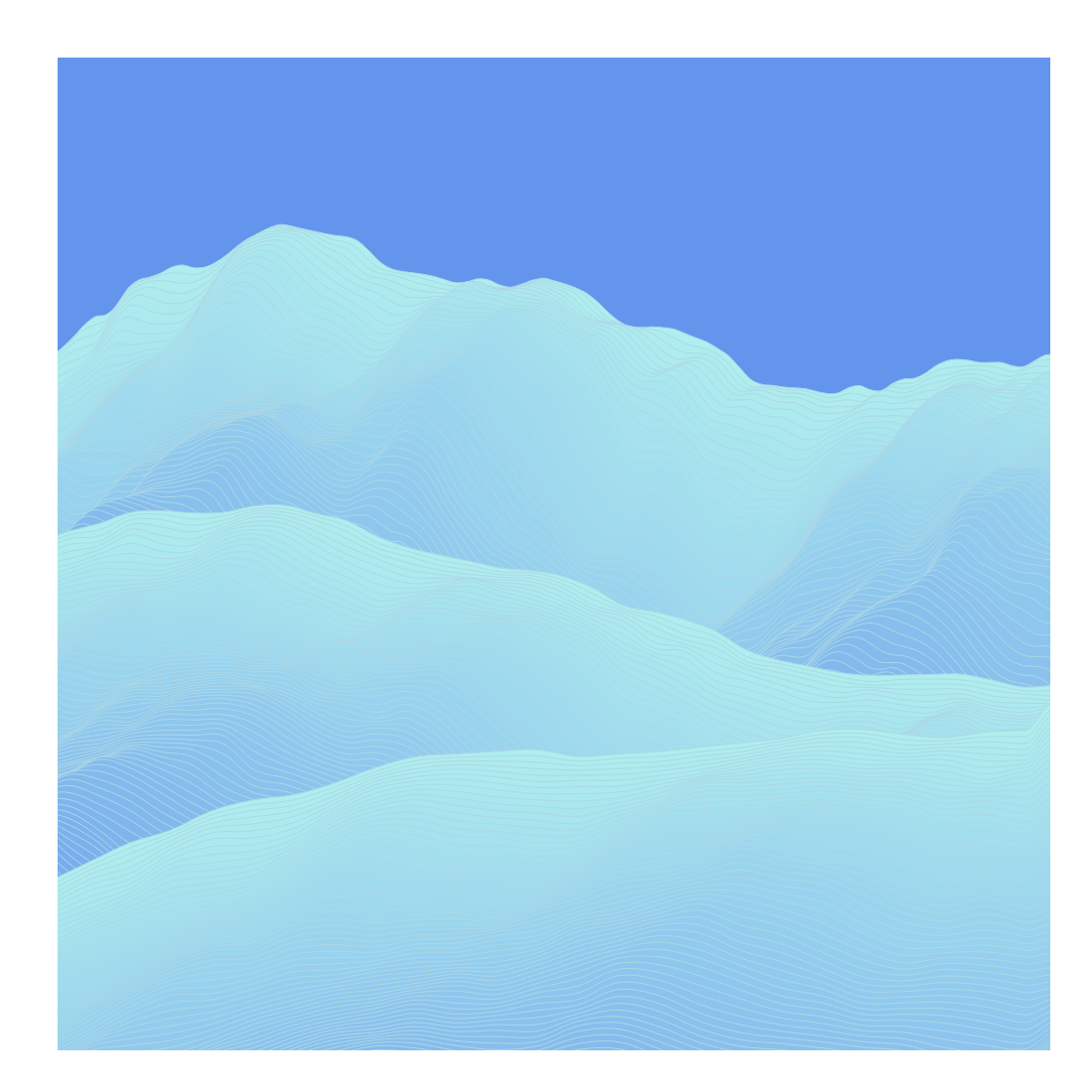 Random Mountain generative #2