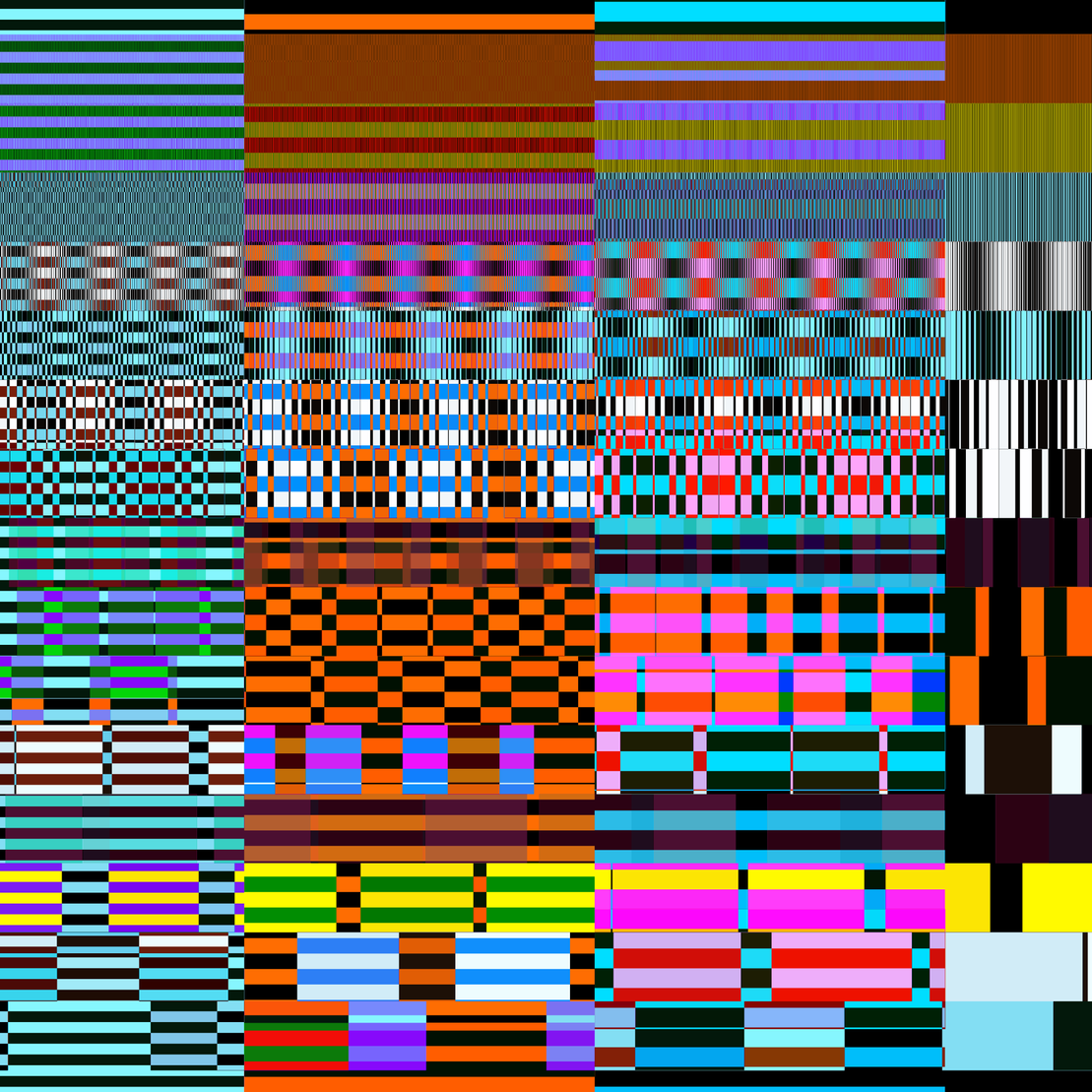 Glitchometry Stripes #37