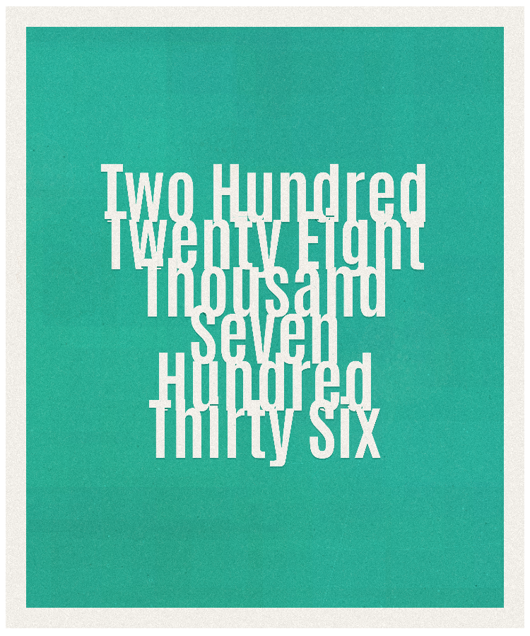 Count #228736