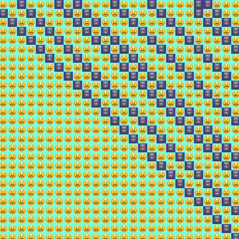 Elementary Cellular Emoji Automata #922