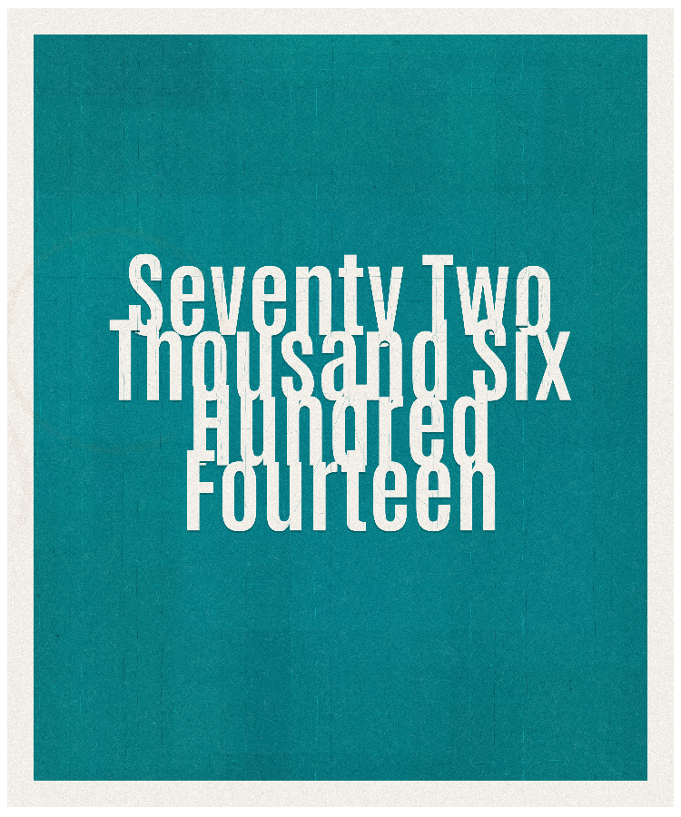 Count #72614