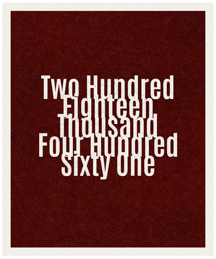 Count #218461