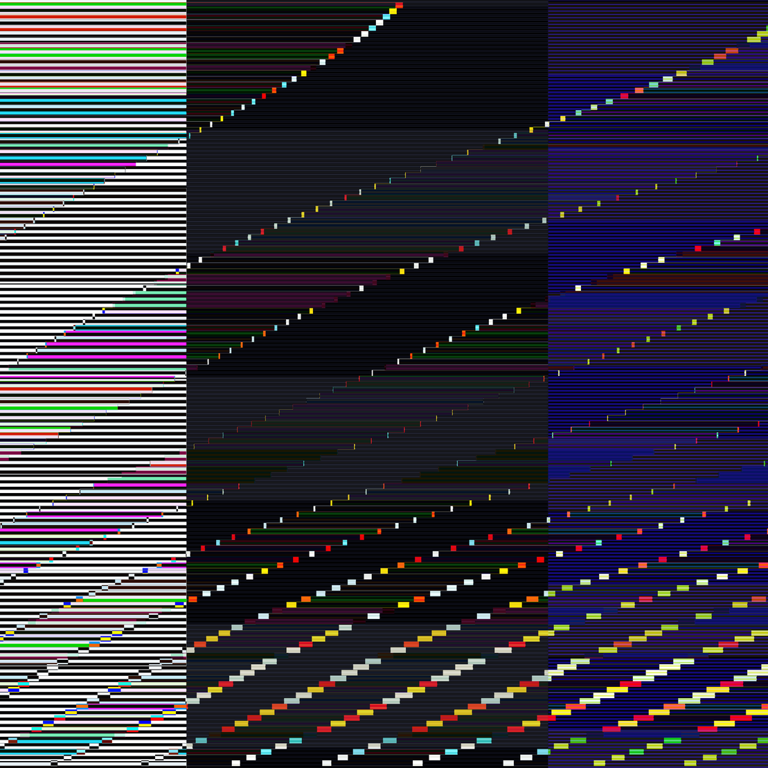 Glitchometry Stripes #86