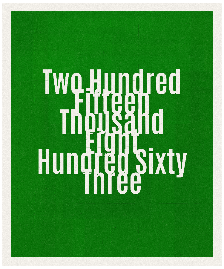 Count #215863