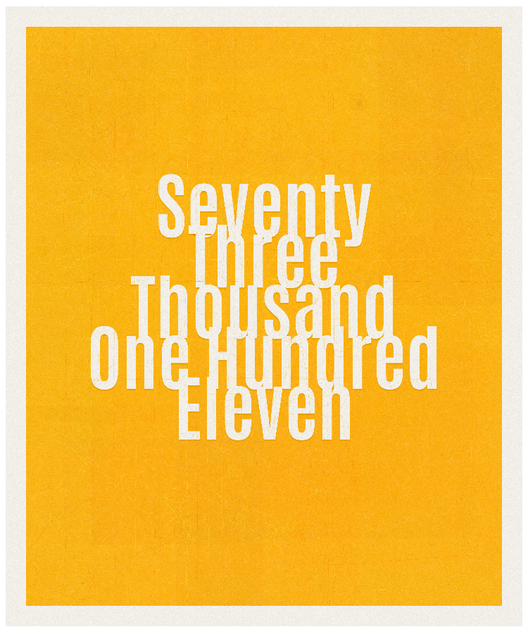 Count #73111