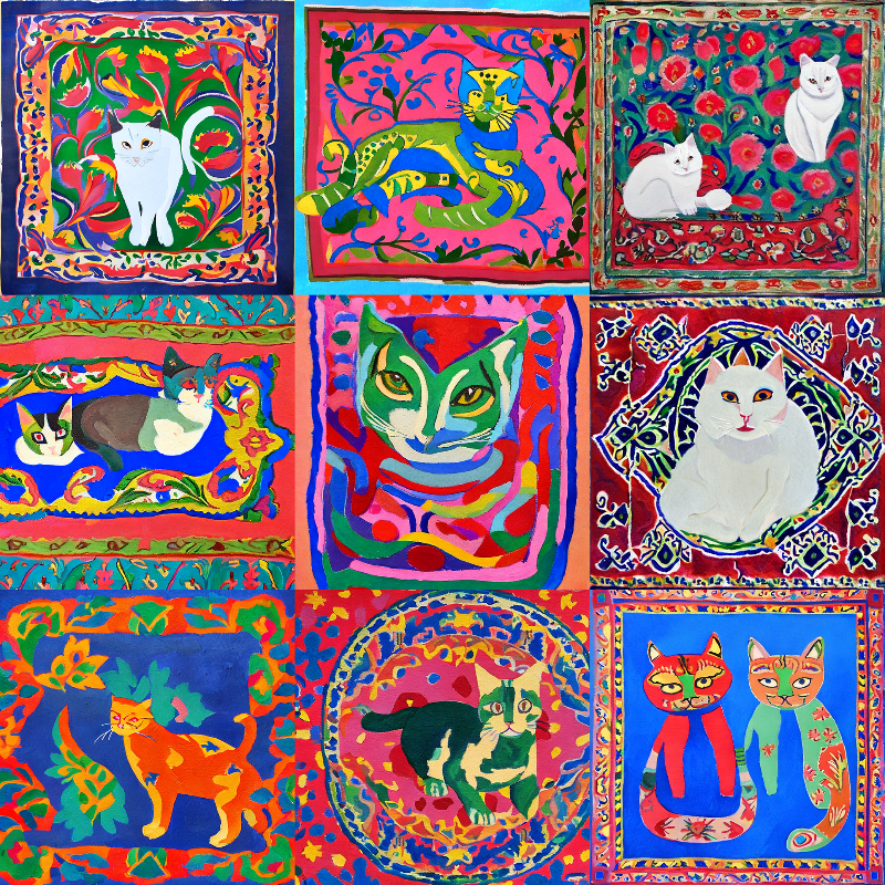 99 Patchworks of 9 Lives #45