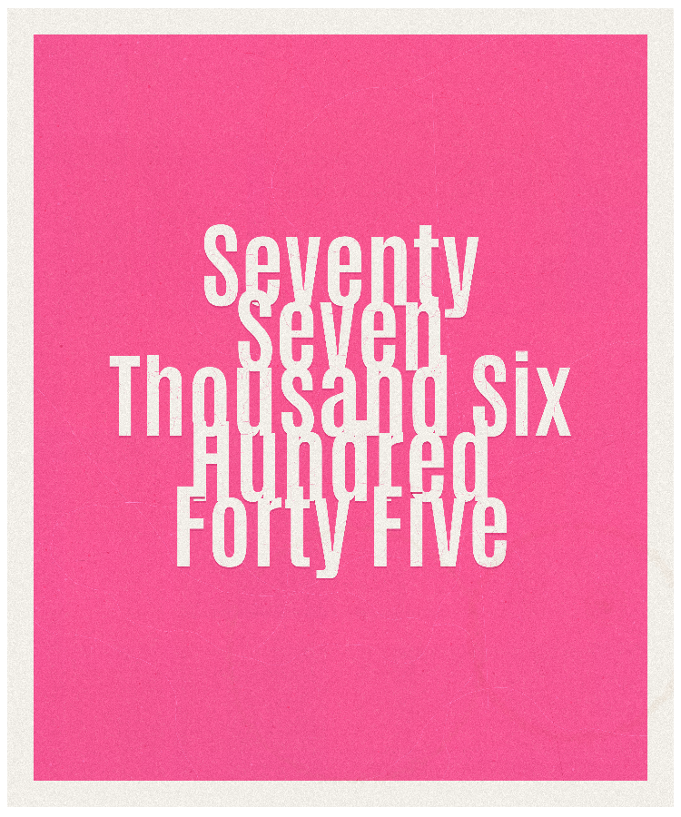 Count #77645