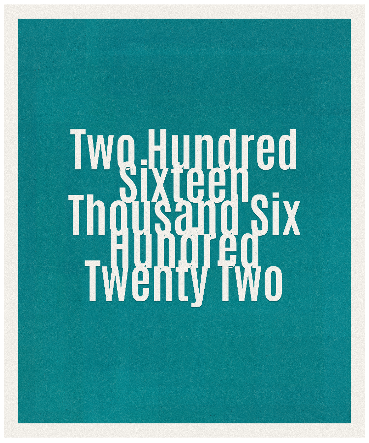 Count #216622