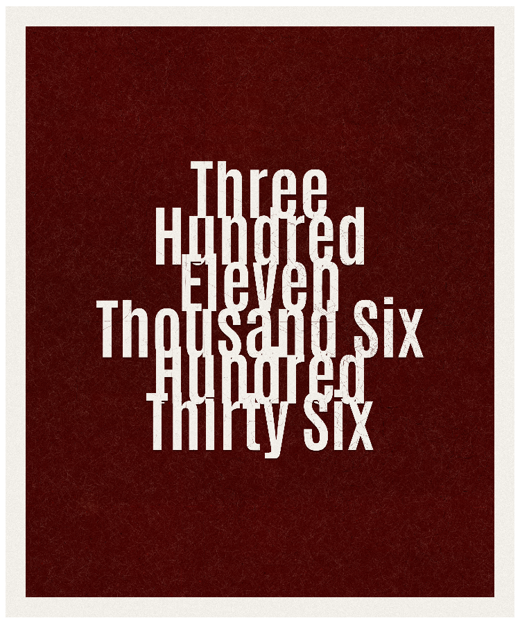 Count #311636
