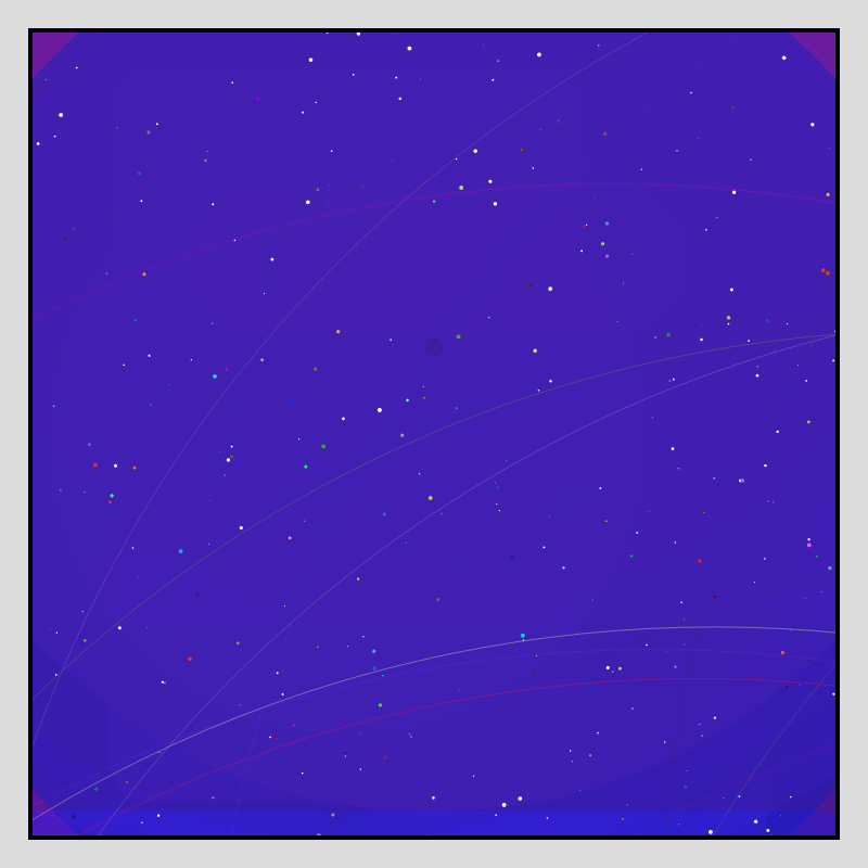 Color Field Starry B #137