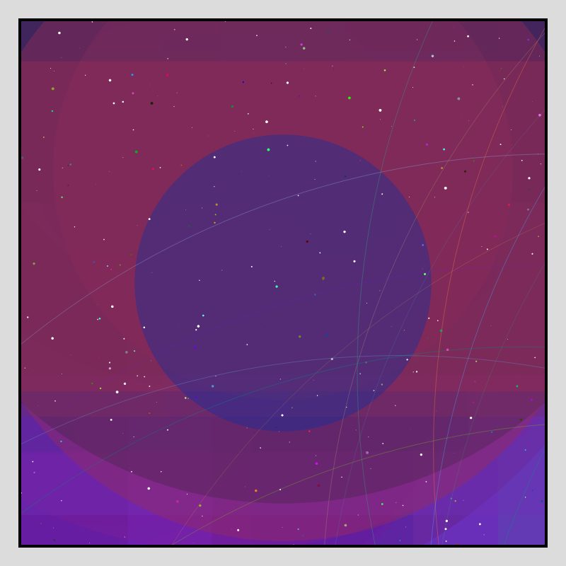 Color Field Starry B #249