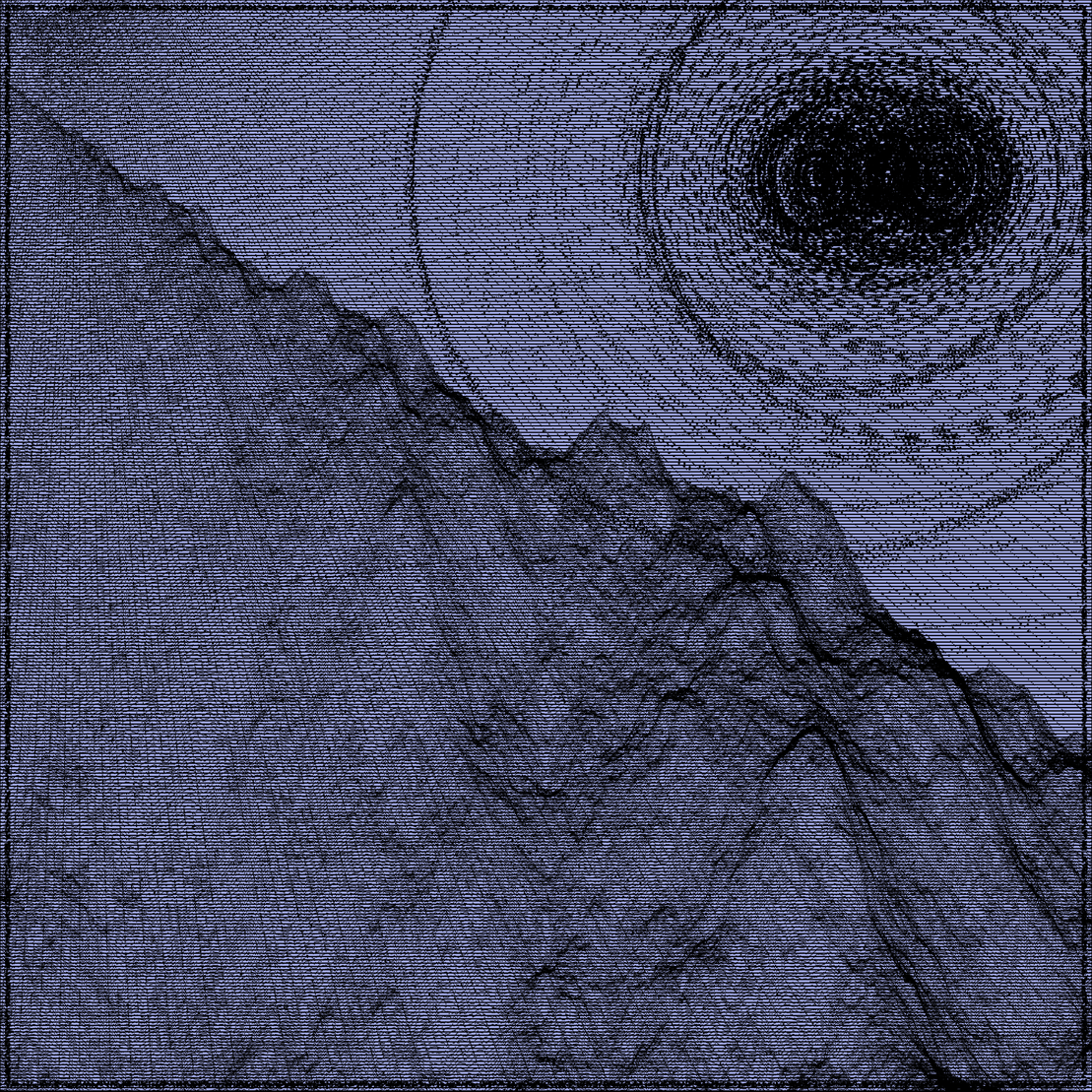 Surreal classic generative landscape #93