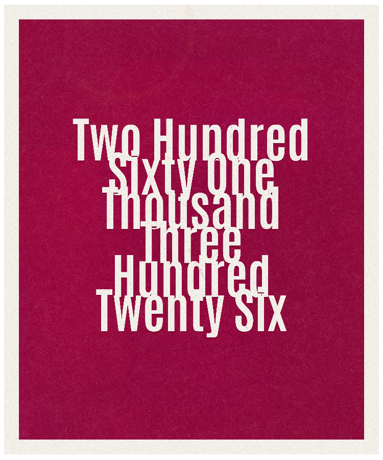 Count #261326