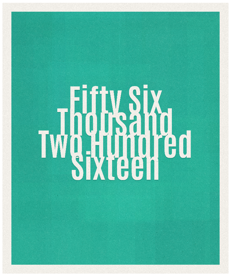 Count #56216