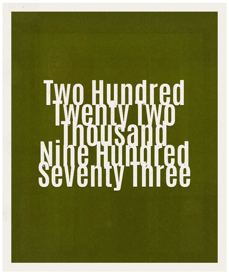 Count #222973