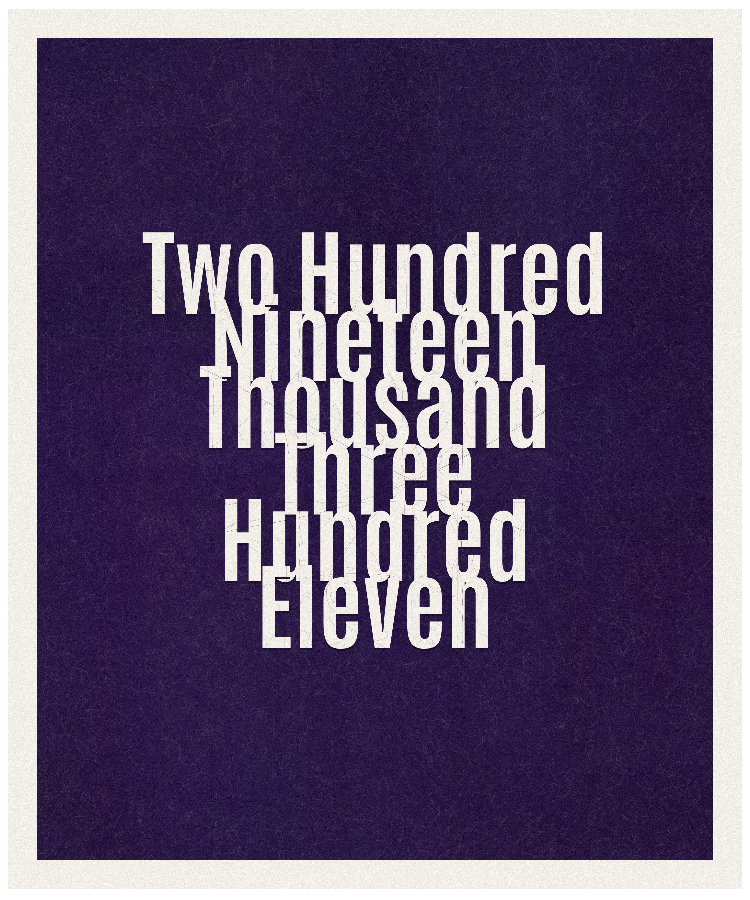 Count #219311