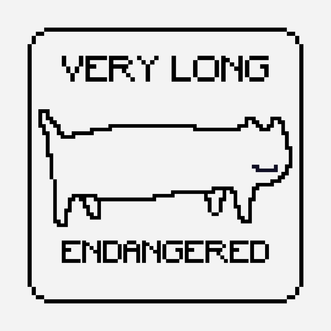 VERY LONG ENDANGERED CAT #7