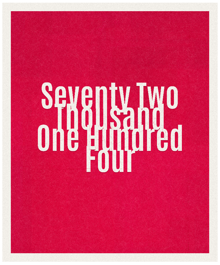 Count #72104