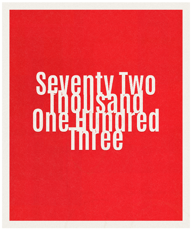 Count #72103