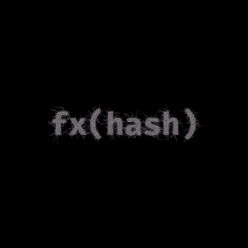 FXHASH Generative Logo #634