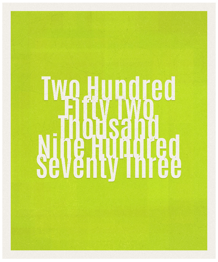 Count #252973