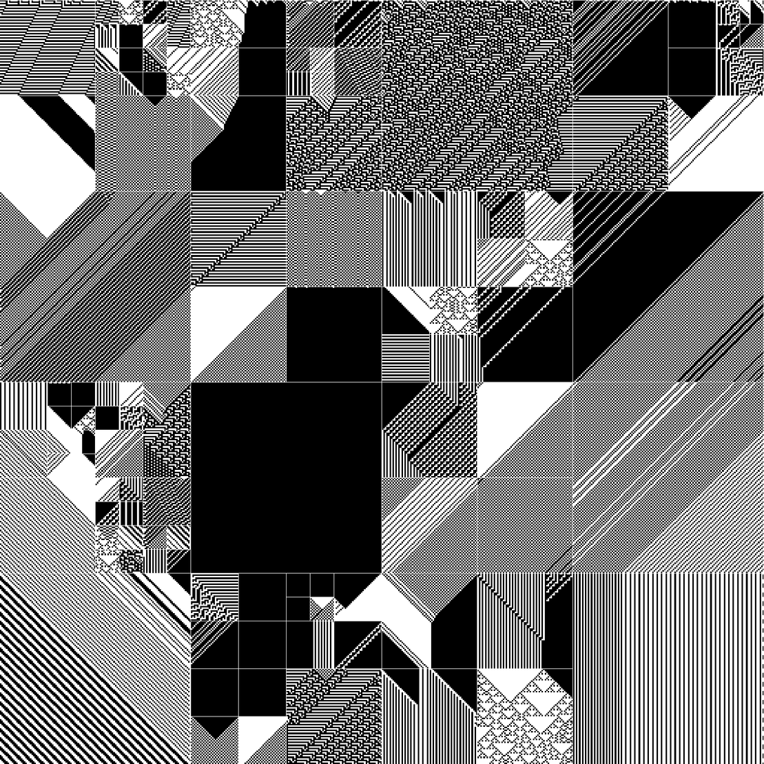 RULES (for Elementary Cellular Automata) #291