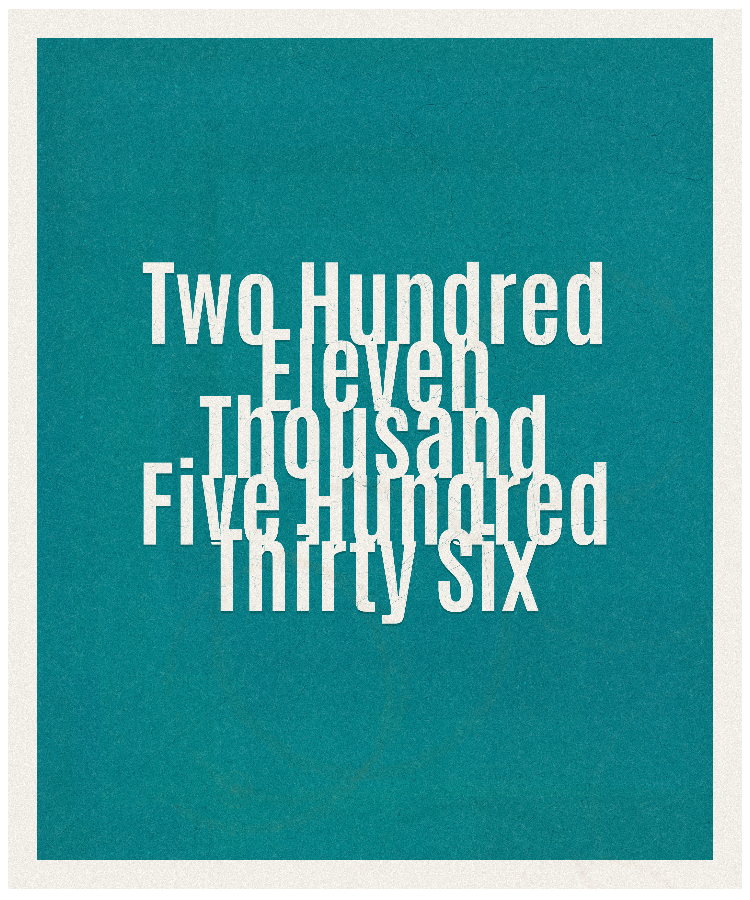 Count #211536