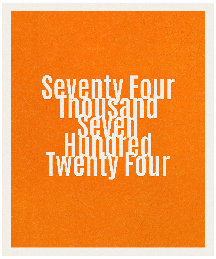 Count #74724
