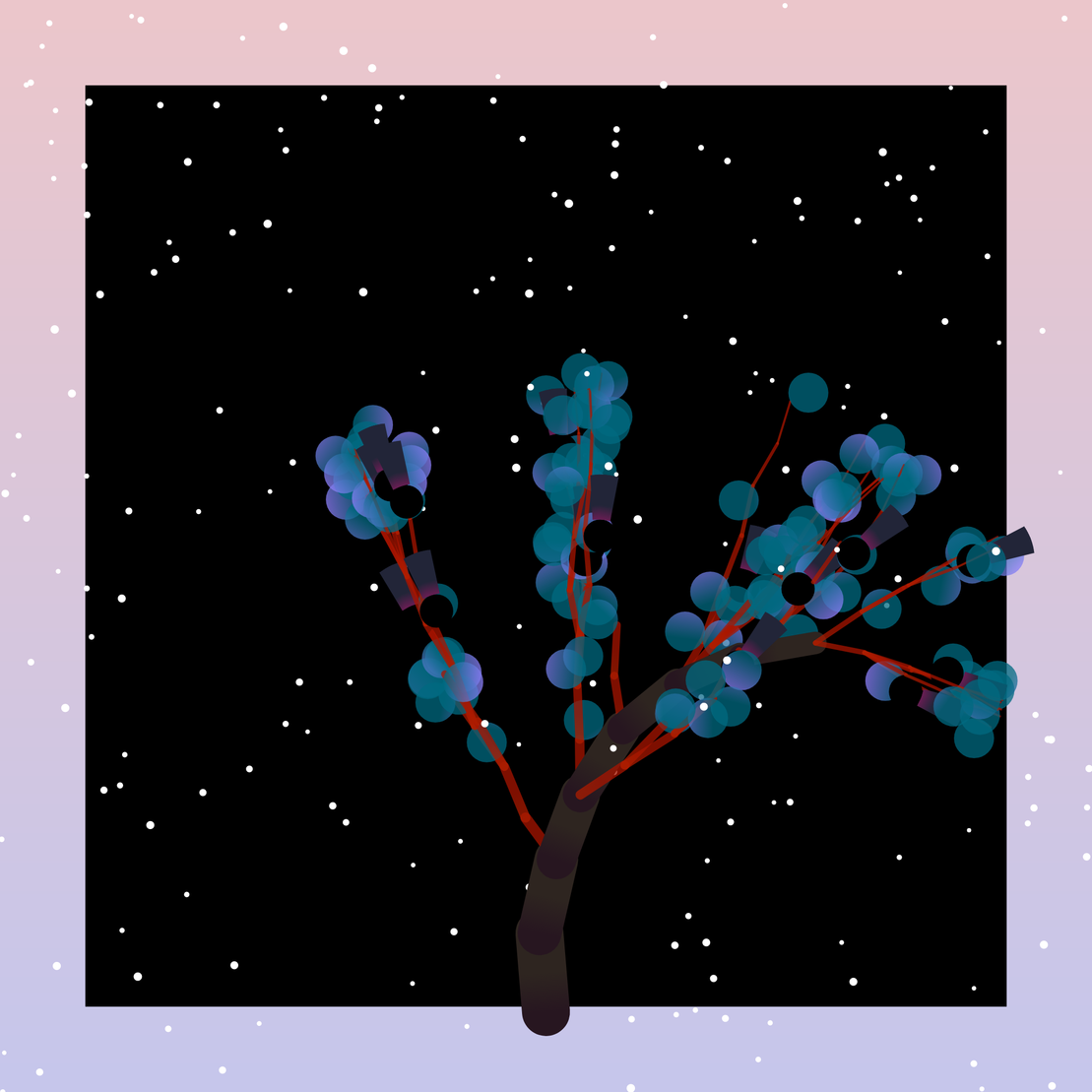 Some generative winter trees #20