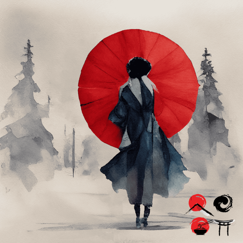 A walking geisha #12