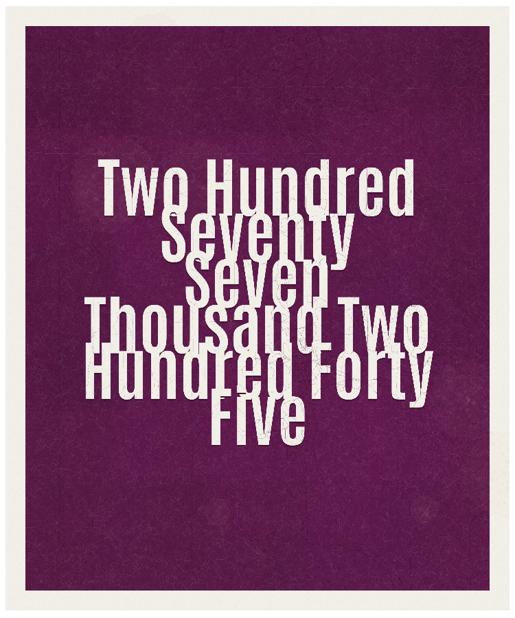 Count #277245