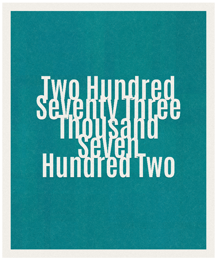 Count #273702
