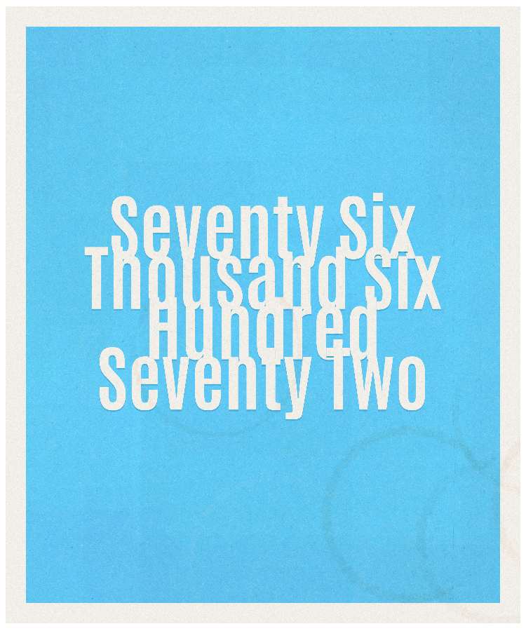 Count #76672