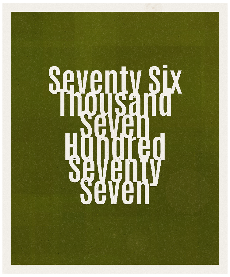 Count #76777