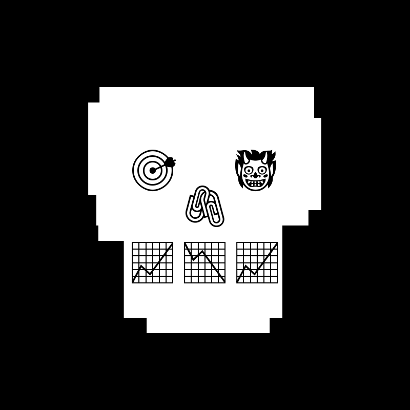 NotSkull(B&W) #103