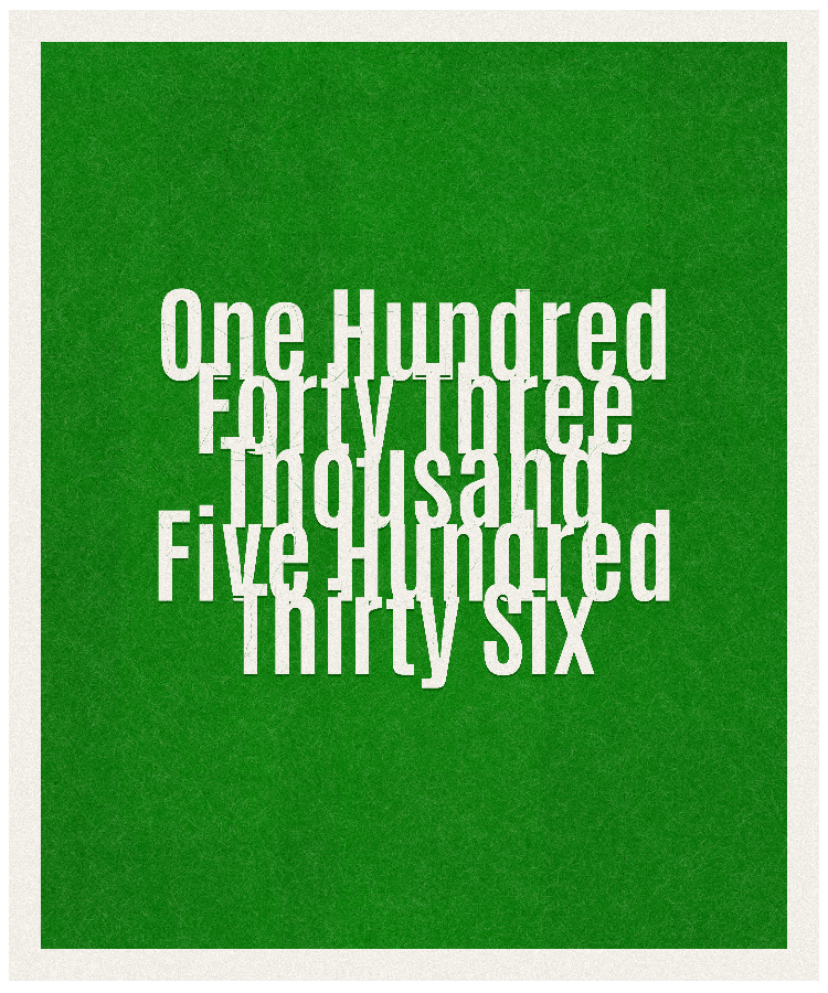 Count #143536