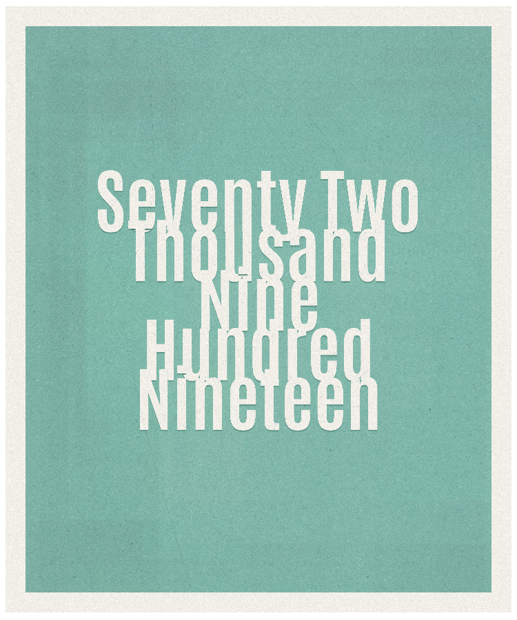 Count #72919