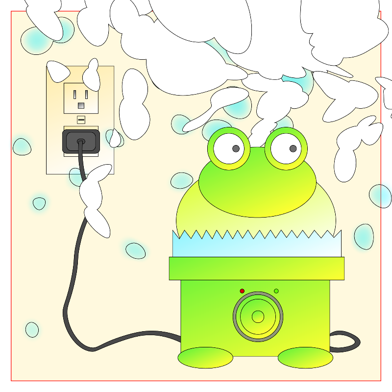 Frog Humidifier #100