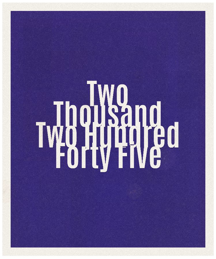 Count #2245
