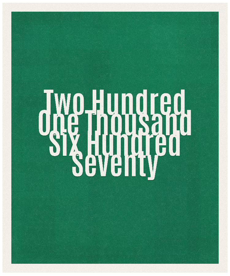 Count #201670