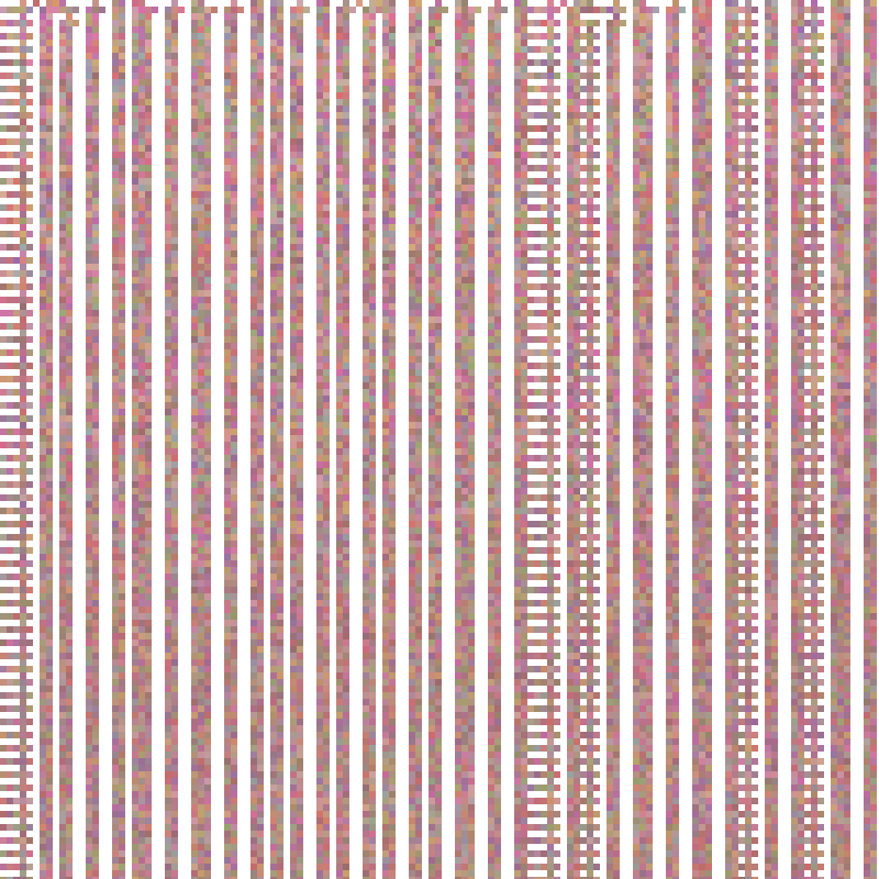 Colored Elementary Cellular Automaton #270