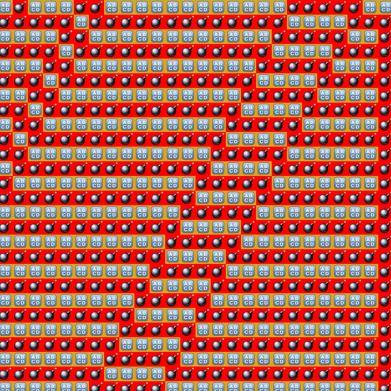 Elementary Cellular Emoji Automata #211